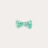 BOY Pepa London Adelaide Floral Small Bow Hair Clip in Green