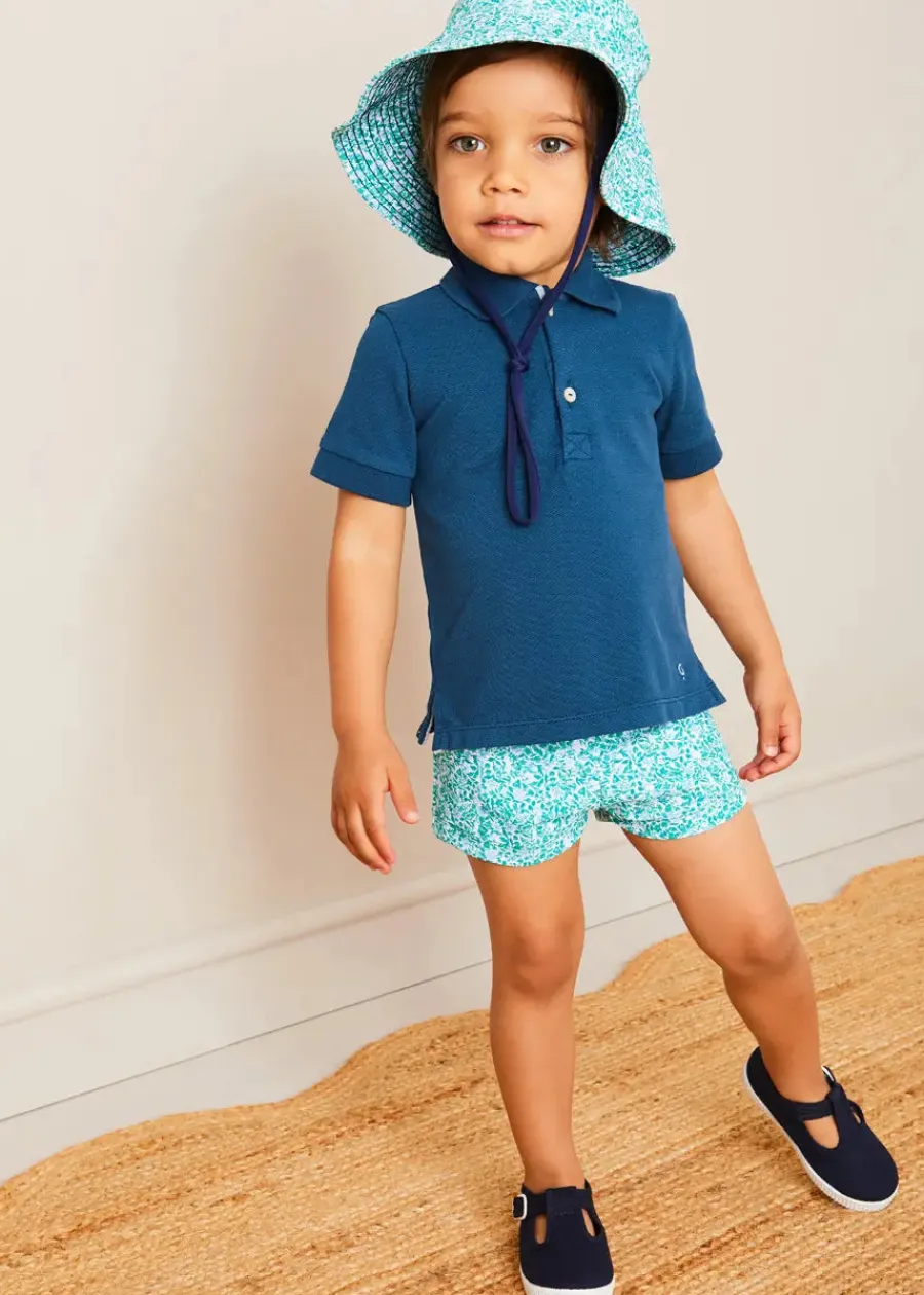 BOY Pepa London Adelaide Floral Swim Shorts in Green (12mths-4yrs)
