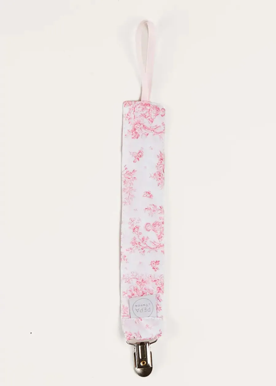 BOY Pepa London Audrey Toile Dummy Clip in Pink