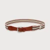 BOY Pepa London Beige Striped Belt