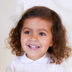 BOY Pepa London Big Bow Tulle Clip in Ivory