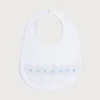BOY Pepa London Blue Hand Smocked Bib