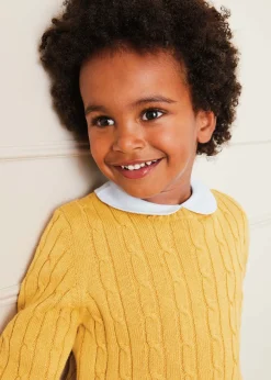 BOY Pepa London Blue Peter Pan Collar Shirt With Front Pleat (12mths-3yrs)