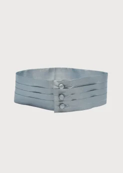 BOY Pepa London Blue Silk Pageboy Cummerbund