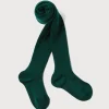 BOY Pepa London Bottle Green Ribbed Tights (0mths-10yrs)