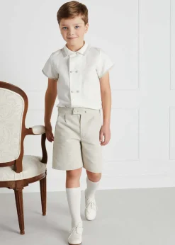 BOY Pepa London Boys Celebration Shorts Beige (4-10yrs)