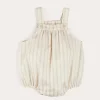 BOY Pepa London Brompton Stripe Romper in Beige (3mths-2yrs)