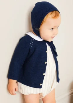 BOY Pepa London Brompton Stripe Romper in Beige (3mths-2yrs)