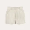 BOY Pepa London Brompton Striped Shorts in Beige (4-10yrs)