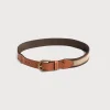 BOY Pepa London Brown Striped Belt