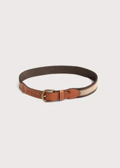 BOY Pepa London Brown Striped Belt