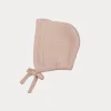 BOY Pepa London Cable Detail Knitted Bonnet in Beige (S-L)