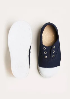BOY Pepa London Canvas Plimsolls in Navy (20-35EU)