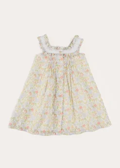 Pepa London Clara Floral Frill Trim Night Dress in Green (18mths-10yrs)
