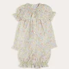 BOY Pepa London Clara Floral Ruffle Collar Short Sleeve Pyjamas in Green (18mths-10yrs)
