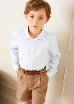 BOY Pepa London Classic Blue Cotton Oxford Shirt (4-10yrs)