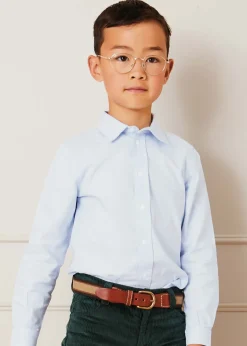 BOY Pepa London Classic Blue Cotton Oxford Shirt (4-10yrs)