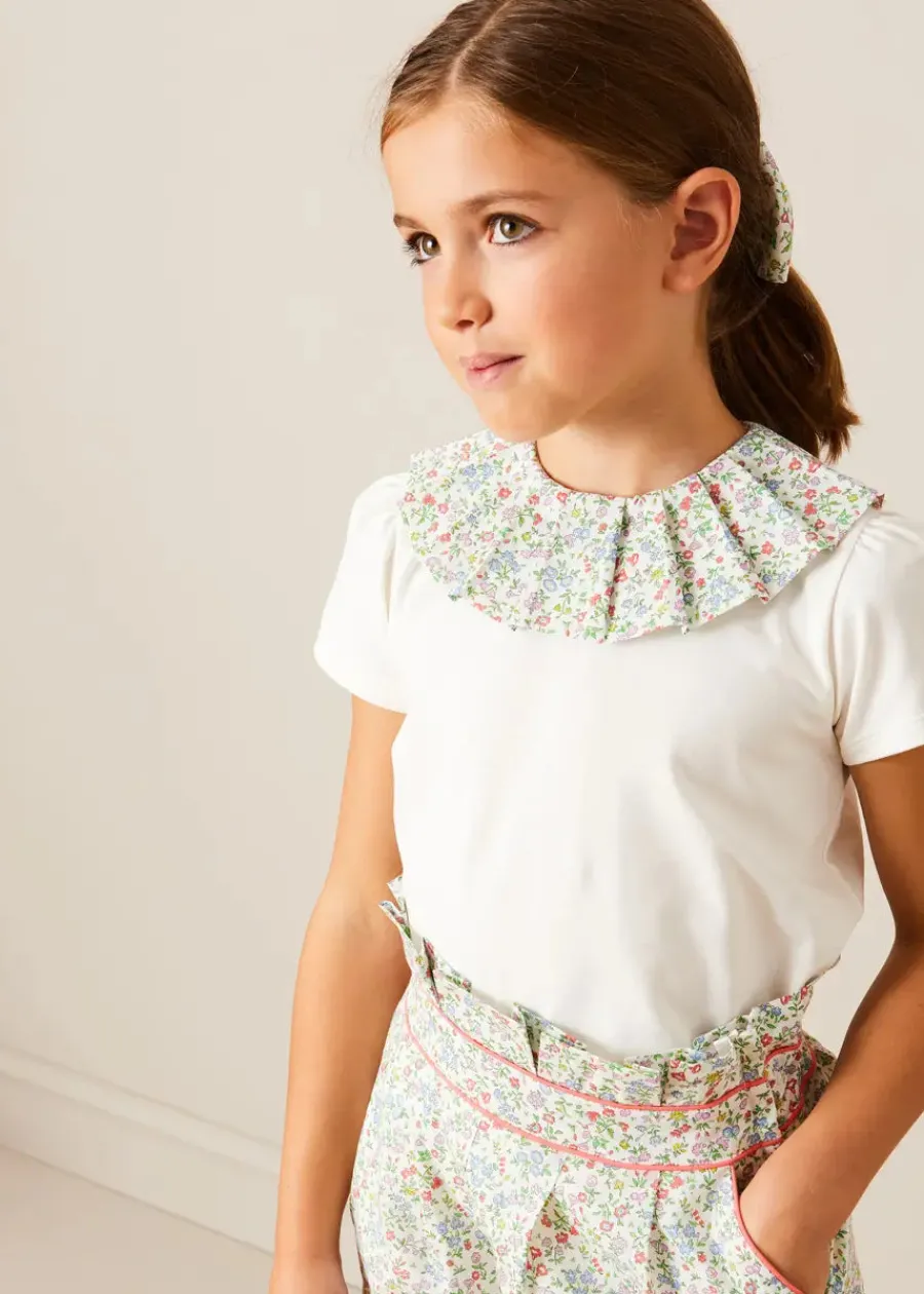 Pepa London Cordelia Floral Shorts in Pink Made with Liberty Fabric (4-10yrs)