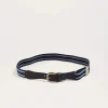 BOY Pepa London Dark Blue Striped Belt