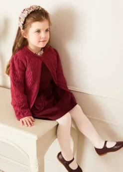 BOY Pepa London Dusky Pink Ribbed Tights (0mths-10yrs)