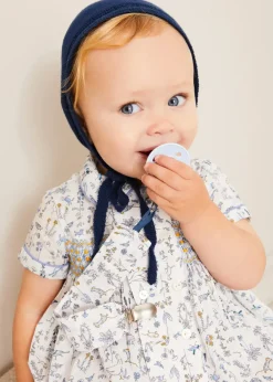 BOY Pepa London Ellis Dummy Clip in Blue Made with Liberty Fabric