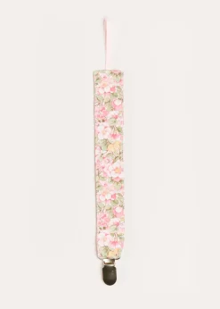 Pepa London Eloise Floral Print Clip Dummy in Pink