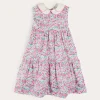 Pepa London Eloise Floral Scallop Collar Sleeveless Dress in Pink (4-12yrs)