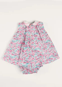 Pepa London Eloise Floral Sleeveless Dress With Bloomers in Pink (3mths-3yrs)
