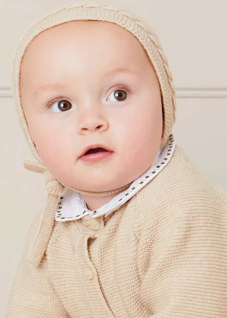 BOY Pepa London Embroidered Polo Collar Bodysuit in White (0mths-3yrs)