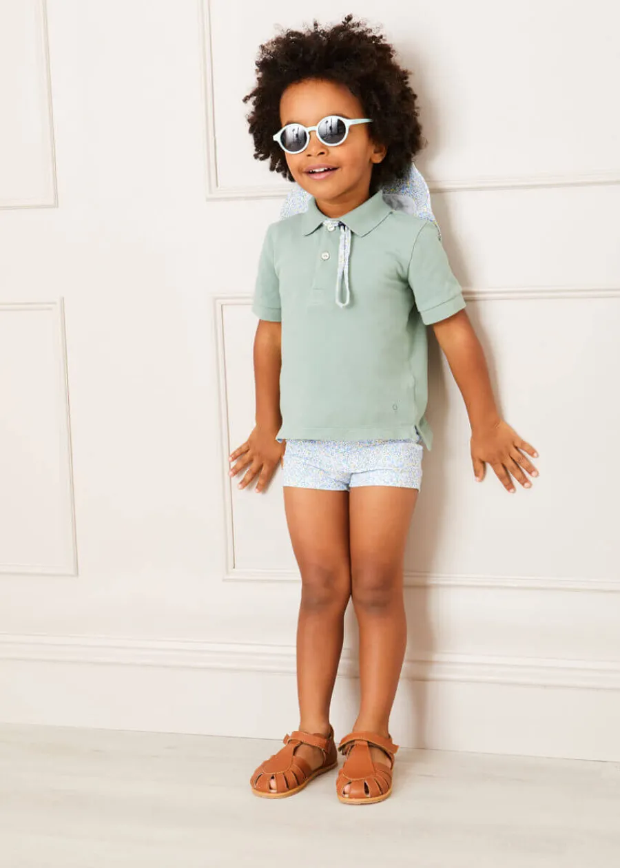 BOY Pepa London Floral Swim Shorts in Blue (12mths-6yrs)