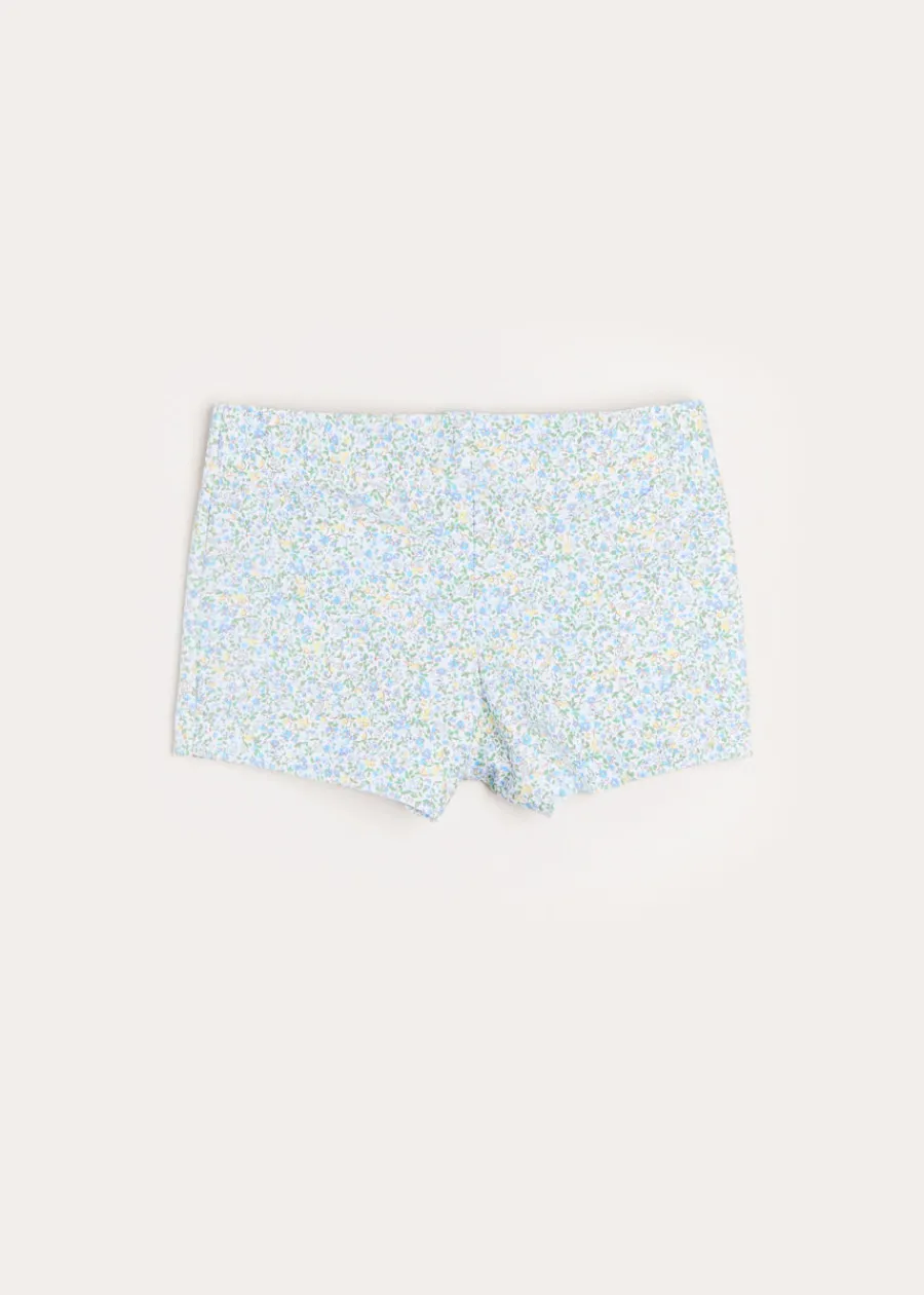 BOY Pepa London Floral Swim Shorts in Blue (12mths-6yrs)