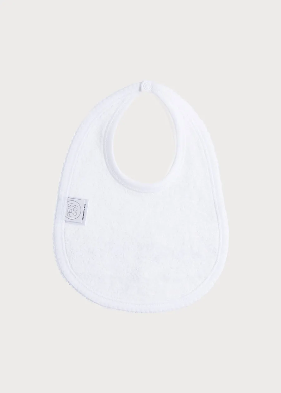 BOY Pepa London Green Hand Smocked Bib