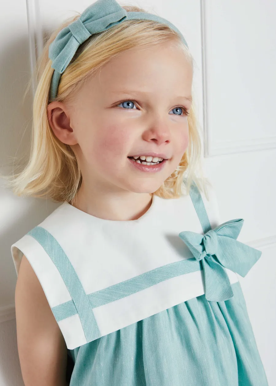 BOY Pepa London Green Linen Hairband