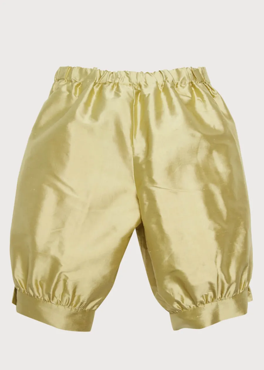 BOY Pepa London Green Silk Pageboy Knickerbockers (12mths-10yrs)