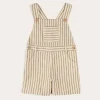 BOY Pepa London Holland Striped Pocket Front Dungarees in Green (18mths-4yrs)