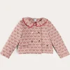 Pepa London Iris Jacquard Statement Collar Jacket in Red (4-12yrs)