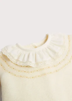 BOY Pepa London Knitted Celebration Set in Off-White (1-12mths)