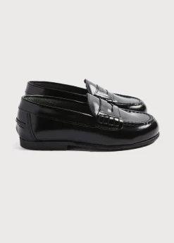 BOY Pepa London Leather Black Moccasins (26-32EU)