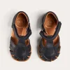 BOY Pepa London Leather Fishermans Sandals in Navy (21-27EU)