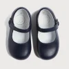 Pepa London Leather Mary Jane Baby Shoes in Navy (20-24EU)