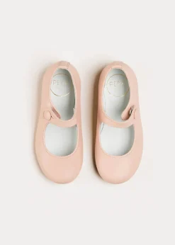 Pepa London Leather Mary Jane Shoes in Pink (24-34EU)