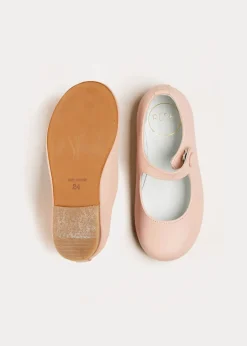 Pepa London Leather Mary Jane Shoes in Pink (24-34EU)