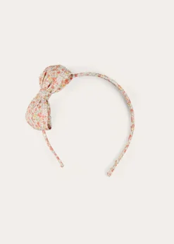 BOY Pepa London Mabel Floral Hairband in Coral