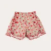 Pepa London Margot Floral Shorts in Red Made with Liberty Fabric (18m-12yrs)