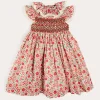 Pepa London Margot Hand-Smocked Dress in Red Made with Liberty Fabric (12m-6yrs)