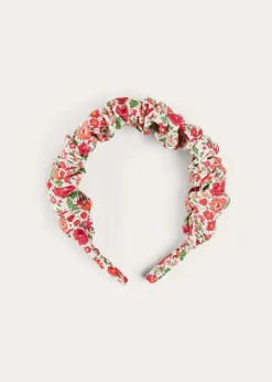 BOY Pepa London Margot Liberty Floral Scrunchie Hairband in Red