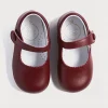 Pepa London Mary Jane Baby Shoes in Burgundy (20-24EU)