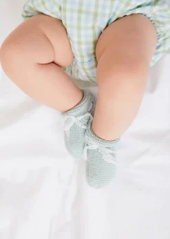 BOY Pepa London Maxwell Gingham Button Detail Bloomers in Green (1-18mths)