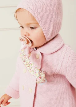 BOY Pepa London Merino Wool Pom Pom Hat In Pink (S-L)