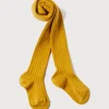 BOY Pepa London Mustard Ribbed Tights (0mths-10yrs)